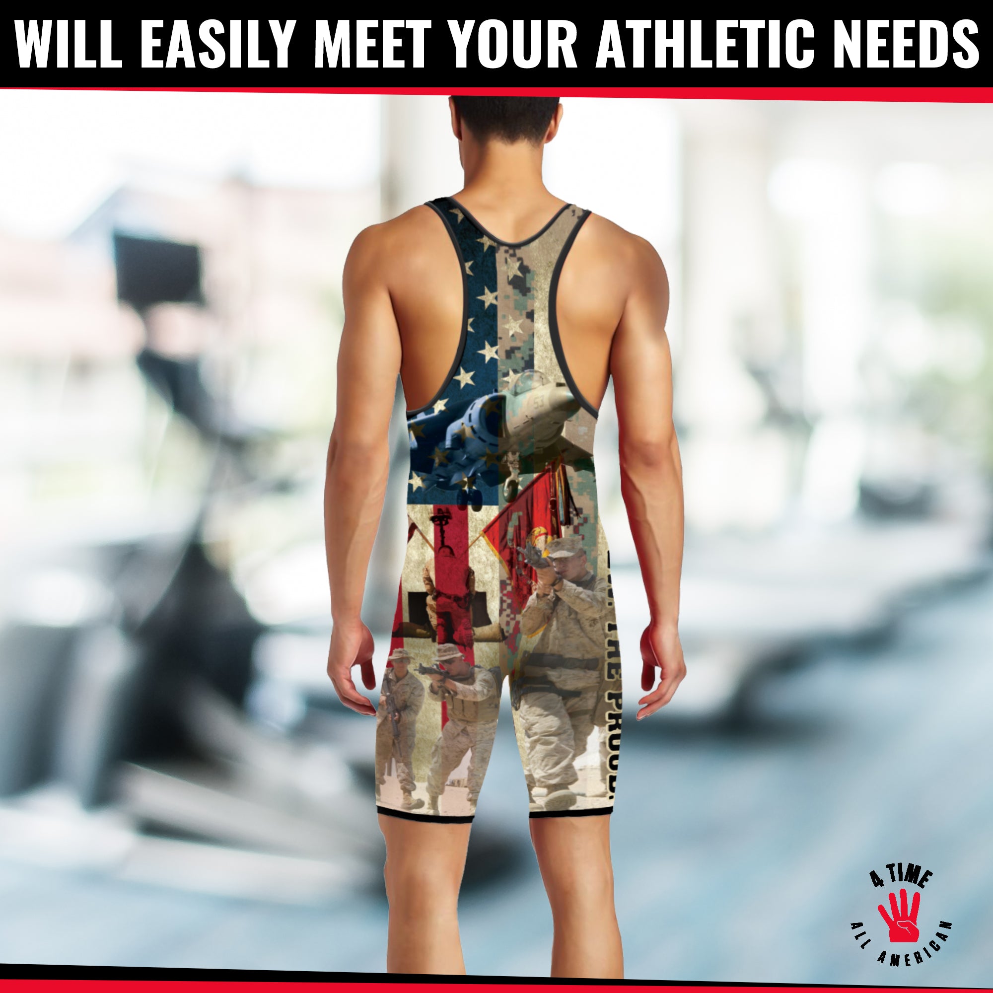 Marines Wrestling Singlet