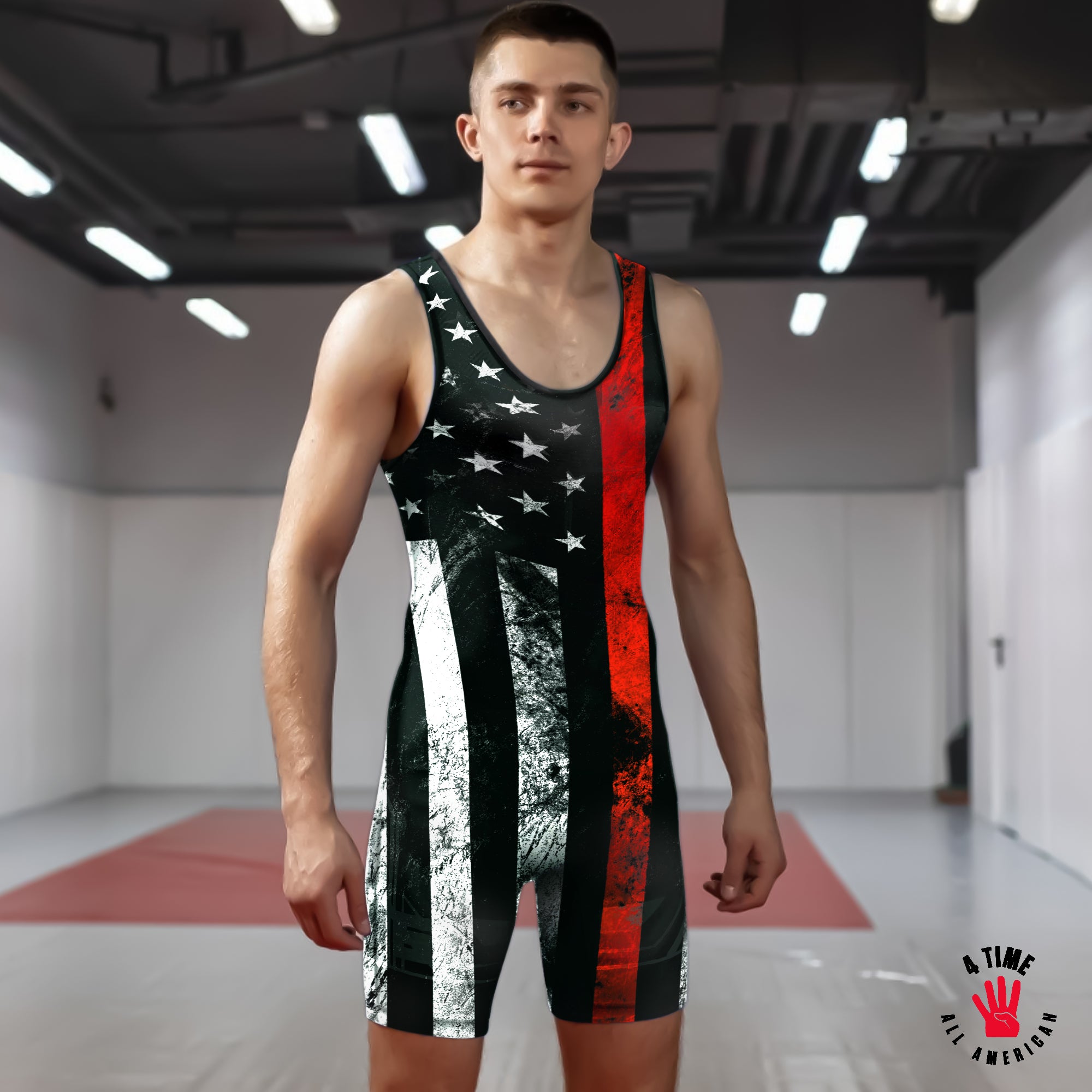 American Flag Fire Singlets