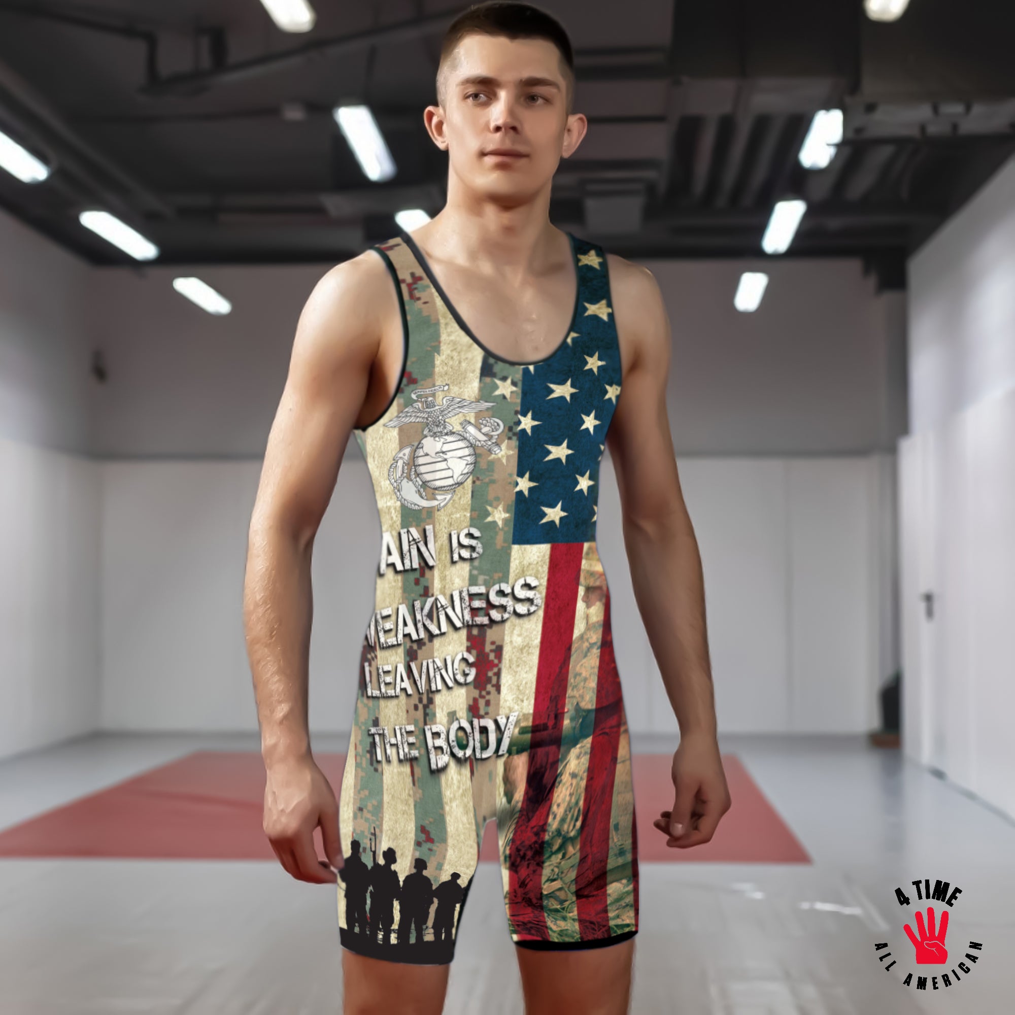 Marines Wrestling Singlet