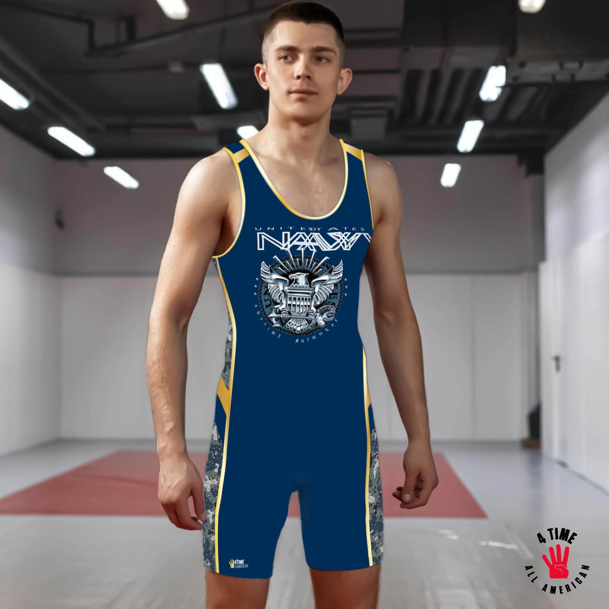 US Navy Wrestling Singlet