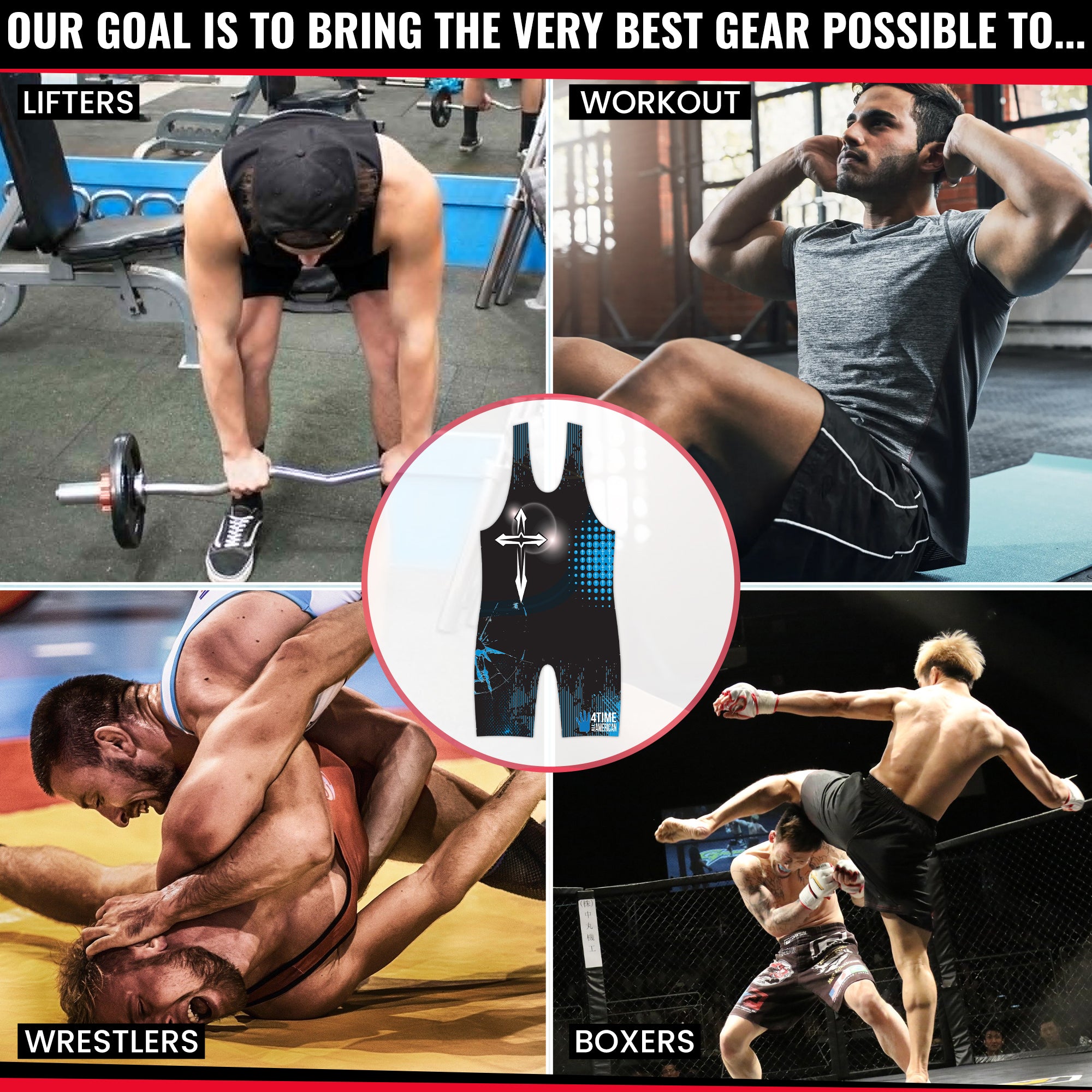 Joshua 10:8 Wrestling Singlet